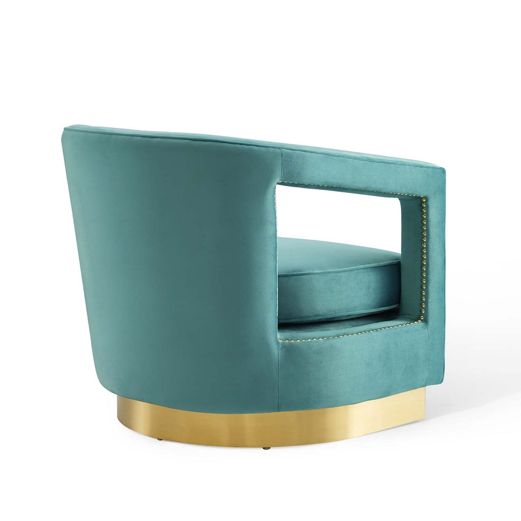 Frolick Performance Velvet Armchair by Modway