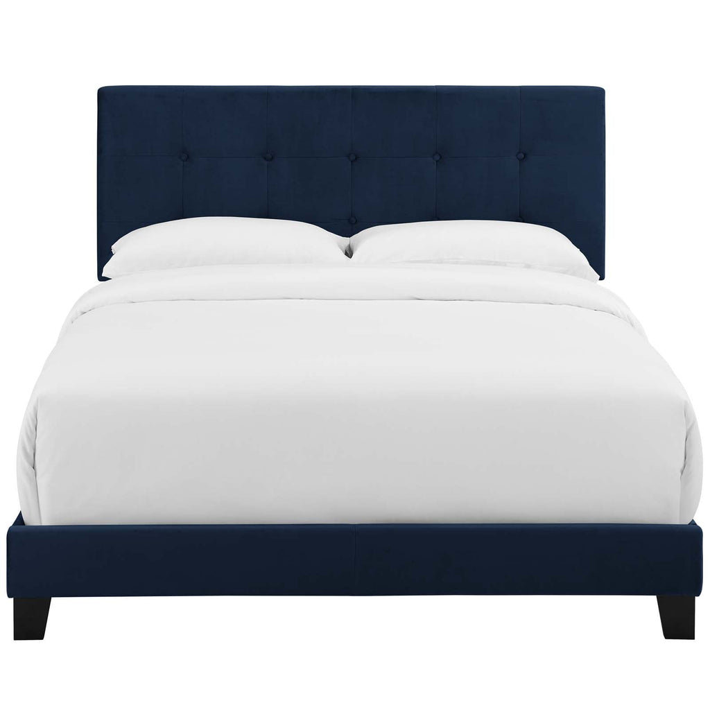 Amira Performance Velvet Queen Bed by Modway
