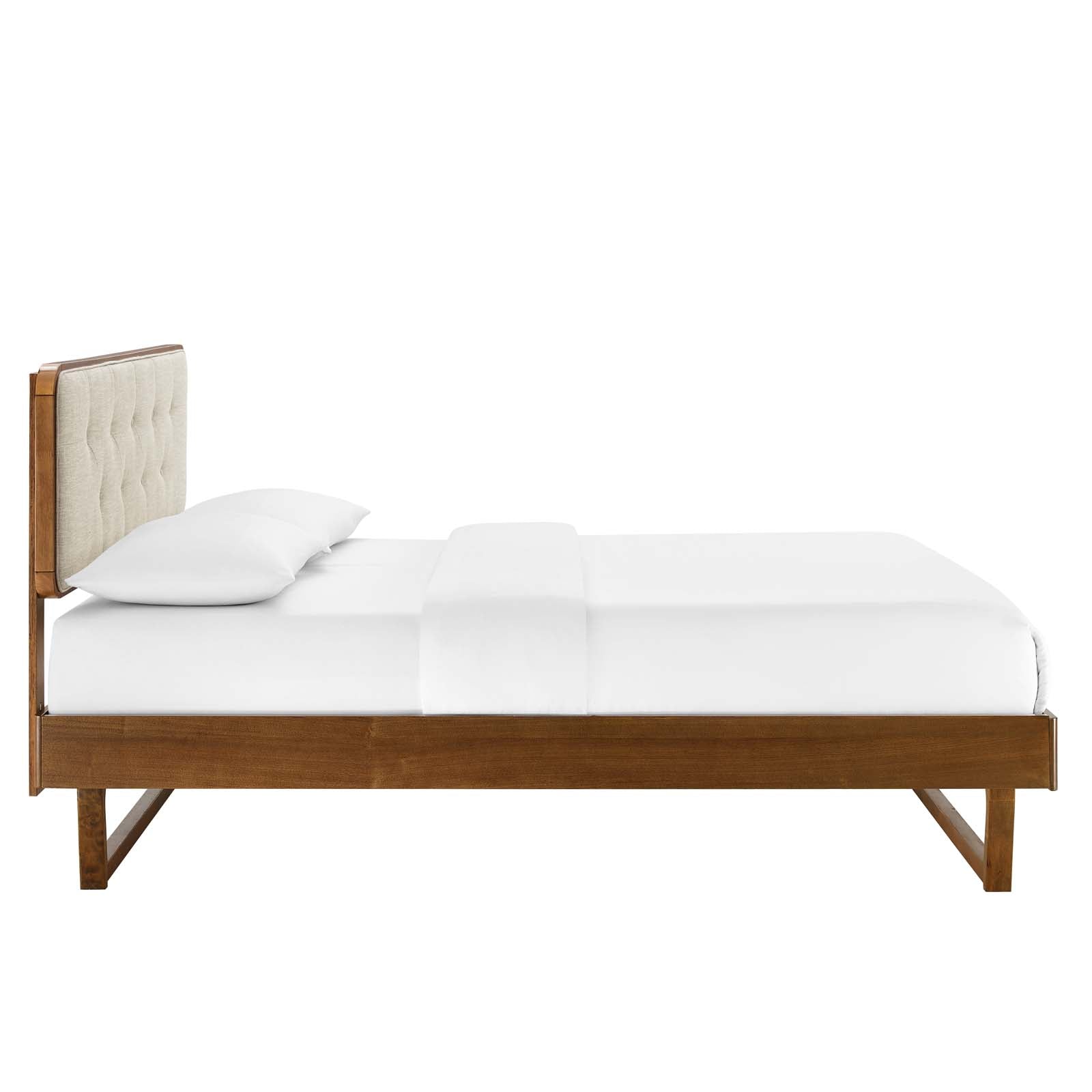 Bridgette Wood Twin Platform Bed With Angular Frame by Modway