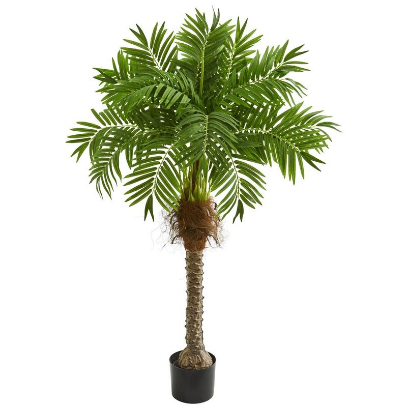 58" Robellini Palm Artificial Tree 5540 By Nearly Natural