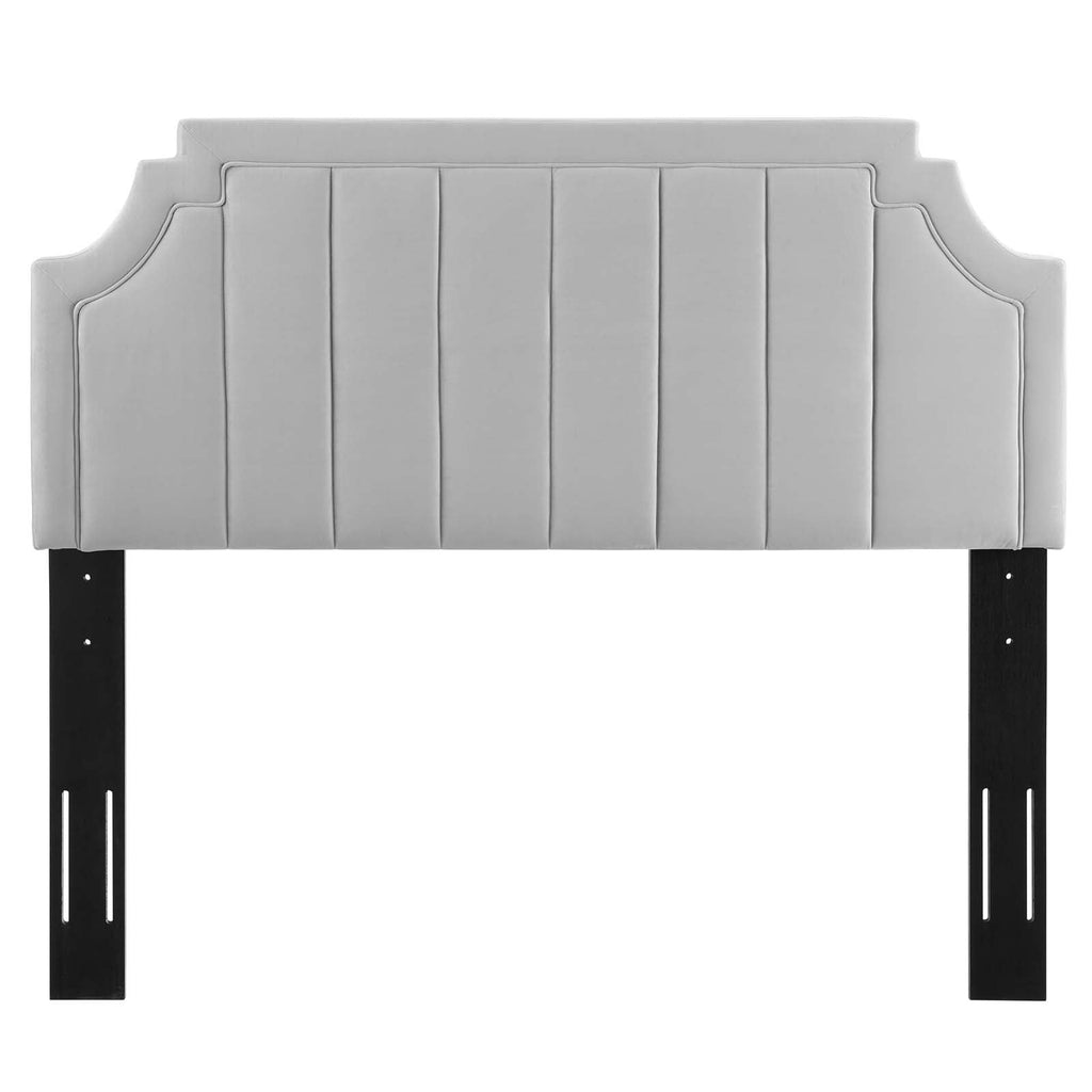 Alyona Channel Tufted Performance Velvet Twin Headboard by Modway