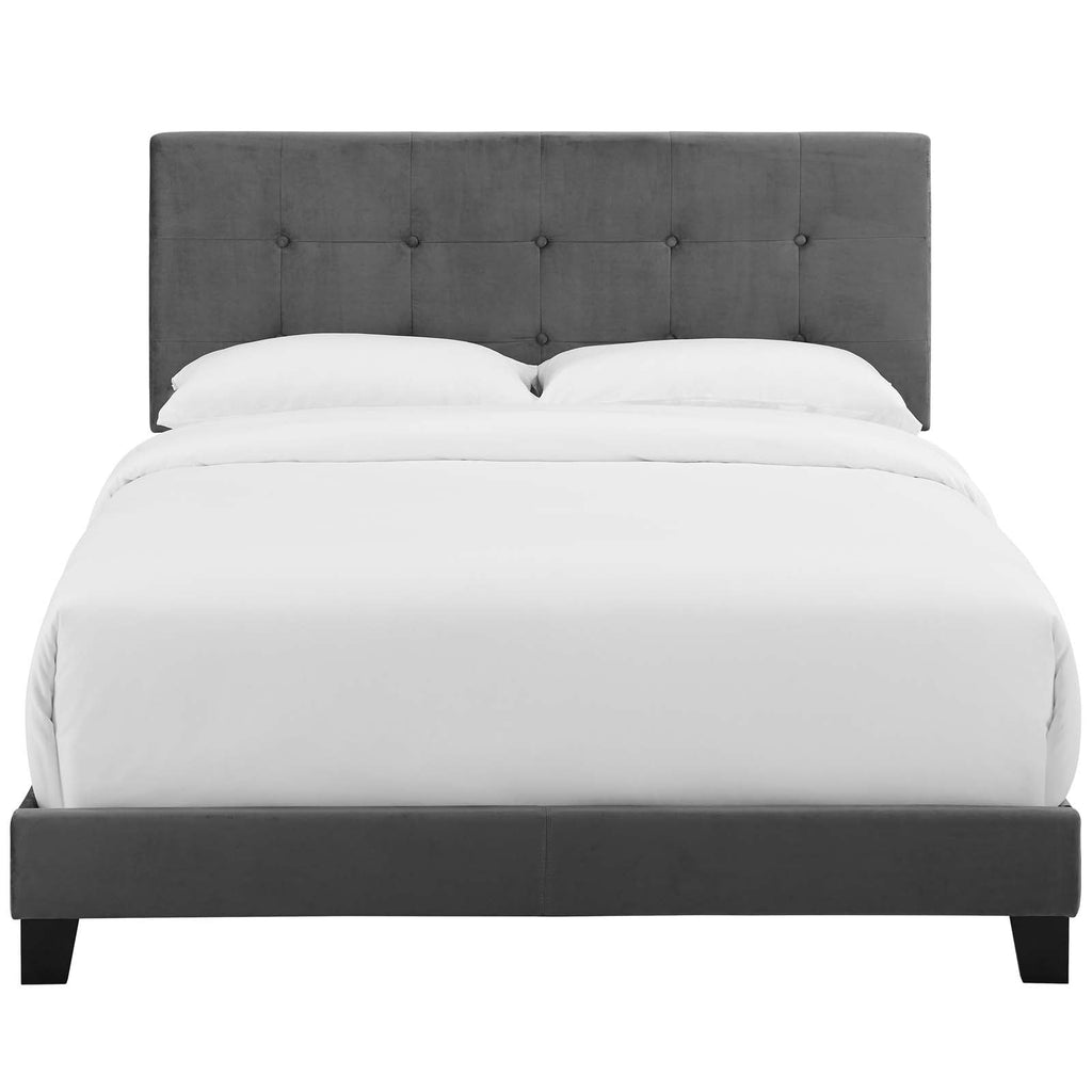 Amira Performance Velvet Twin Bed by Modway