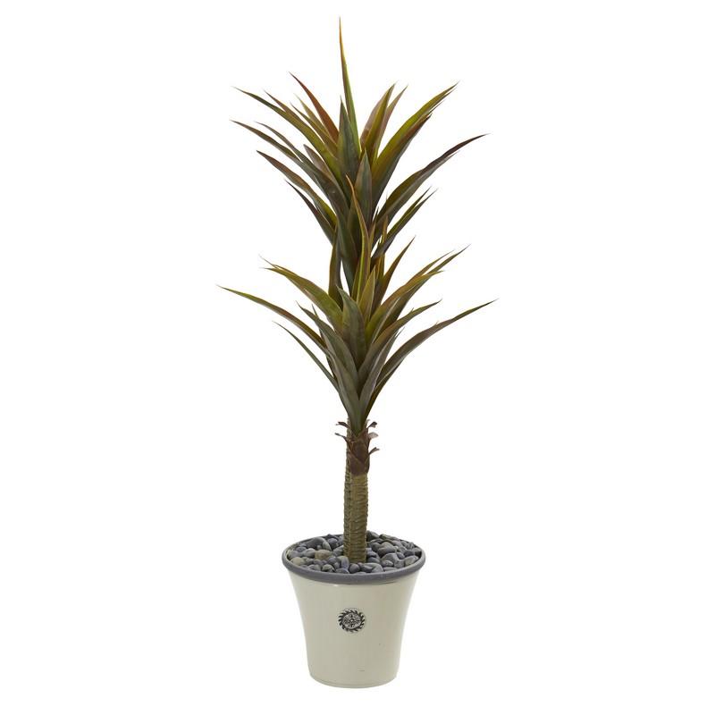 62"  Yucca Artificial Tree in Decorative Planter