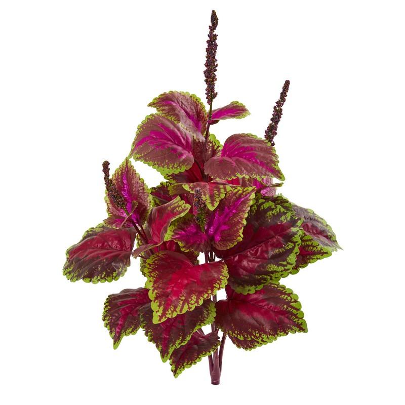 23"  Coleus Bush Artificial Plant (Set of 6)