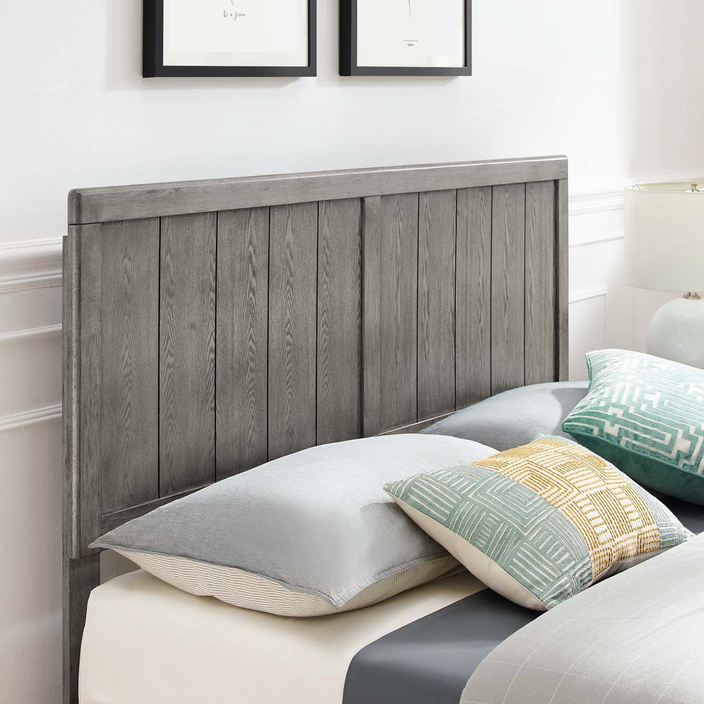 Alana Wood Queen Platform Bed With Angular Frame by Modway