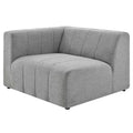 Bartlett Upholstered Fabric Left-Arm Chair by Modway