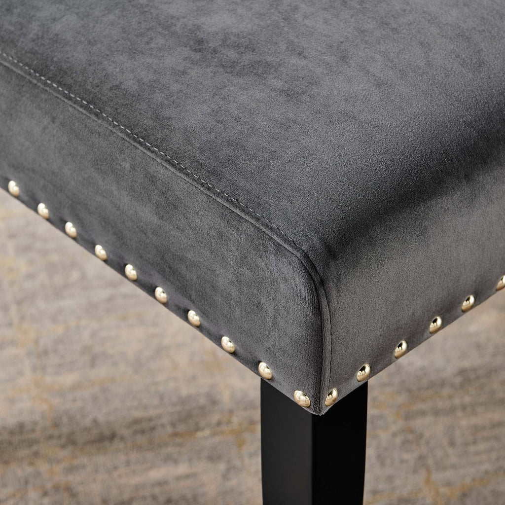 Parcel Performance Velvet Dining Side Chairs Set of 2 by Modway