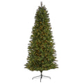 7.5' Slim West Virginia Mountain Pine Artificial Christmas Tree