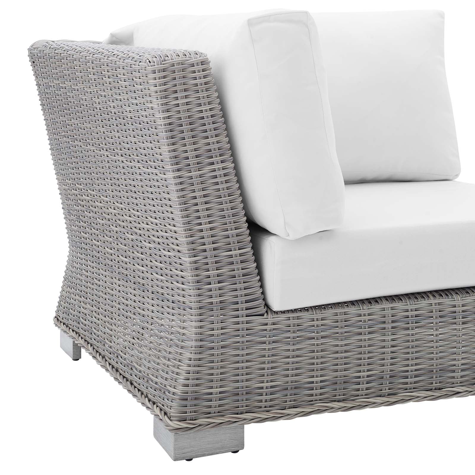 Conway Sunbrella¨ Outdoor Patio Wicker Rattan Corner Chair by Modway