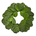 30"  Fiddle Leaf Artificial Wreath