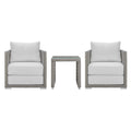 Aura 3 Piece Outdoor Patio Wicker Rattan Set by Modway