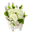 9"  Camellia Artificial Arrangement in Chair Planter