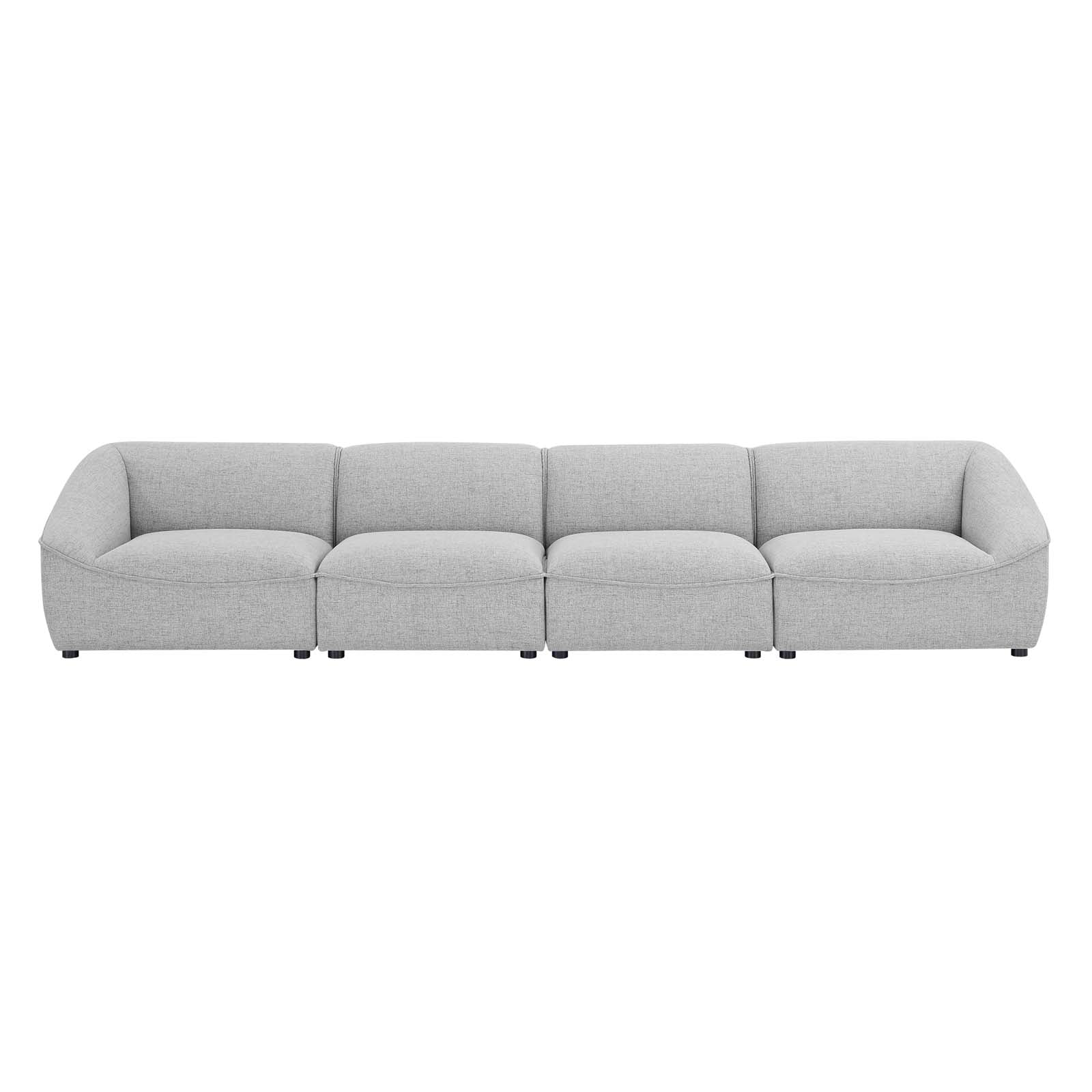 Comprise 4-Piece Sofa in Light Gray