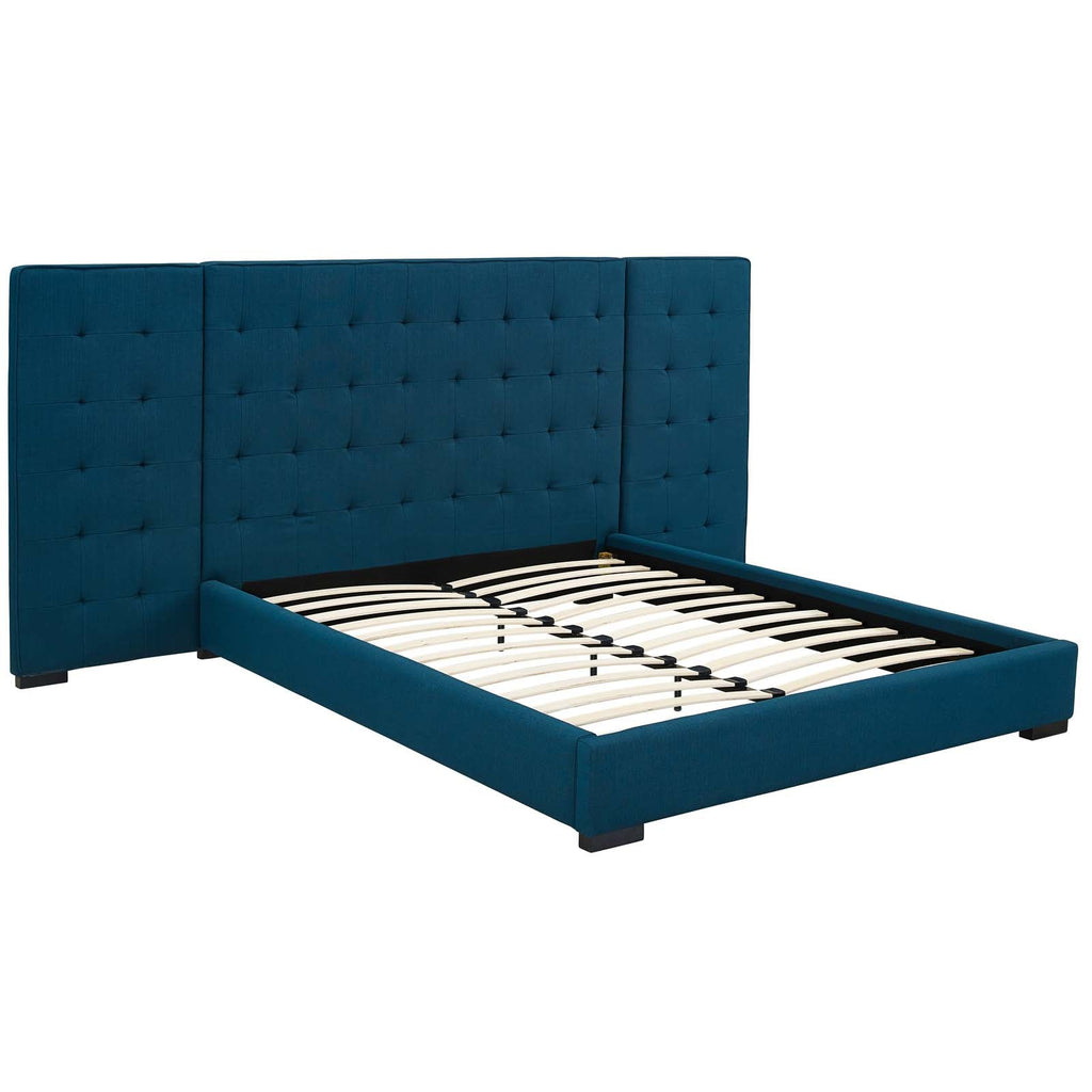 Sierra Upholstered Fabric Queen Platform Bed by Modway