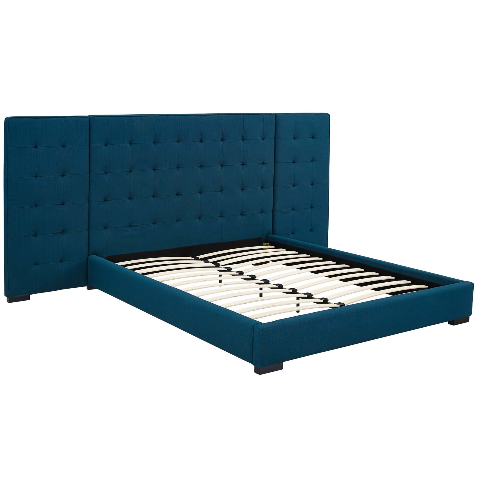 Sierra Upholstered Fabric Queen Platform Bed by Modway