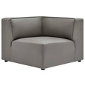 Mingle Vegan Leather Corner Chair by Modway