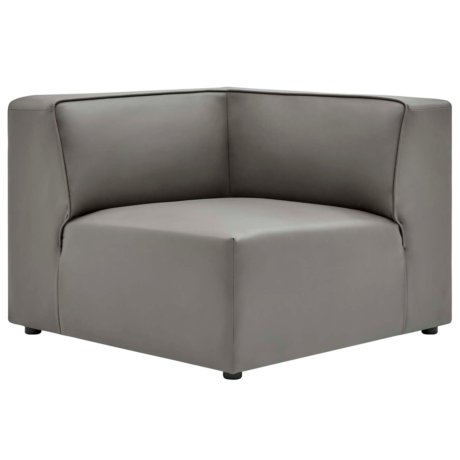 Mingle Vegan Leather Corner Chair by Modway