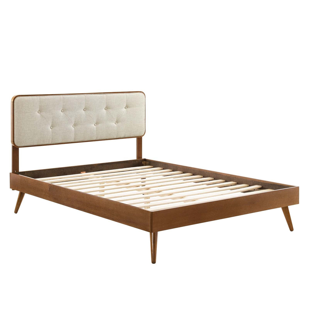 Bridgette Wood Full Platform Bed With Splayed Legs by Modway