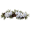 30"  Phalaenopsis Orchid & Pine Swag