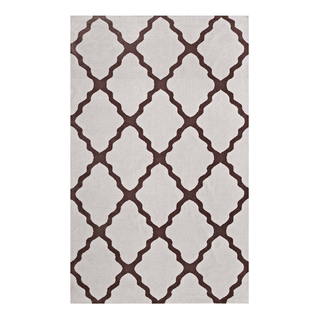 Marja Moroccan Trellis 8x10 Area Rug by Modway