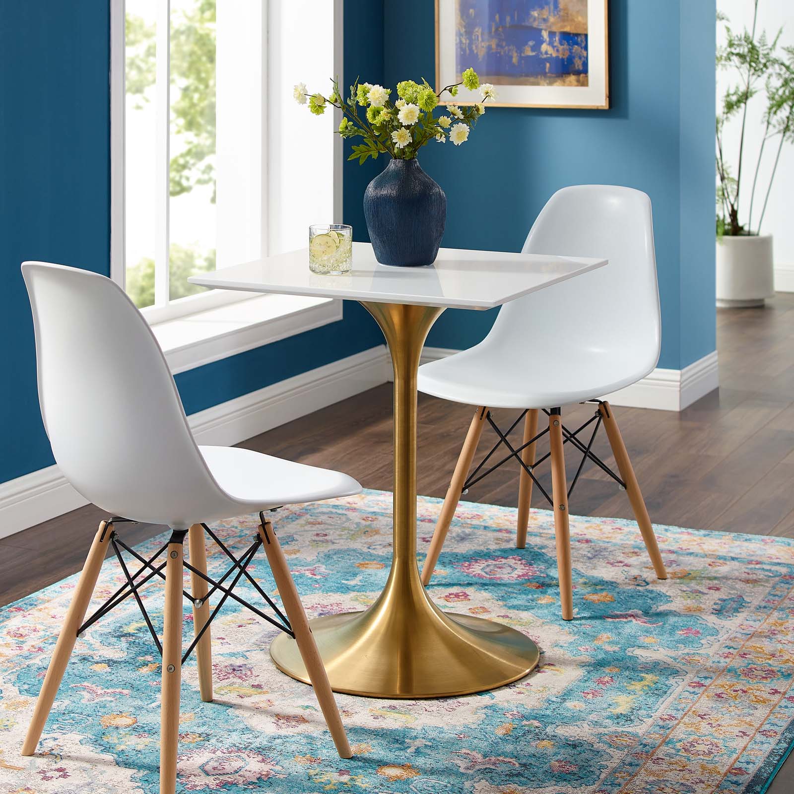 Lippa 24" Square Wood Dining Table by Modway