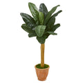 57"  Banana Artificial Tree in Terra Cotta Planter