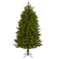 6' Hartford Fir Artificial Christmas Tree w/250 Warm (Multifunction LED Lights