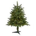 3' South Carolina Spruce Artificial Christmas Tree w/ 100 White Warm Light