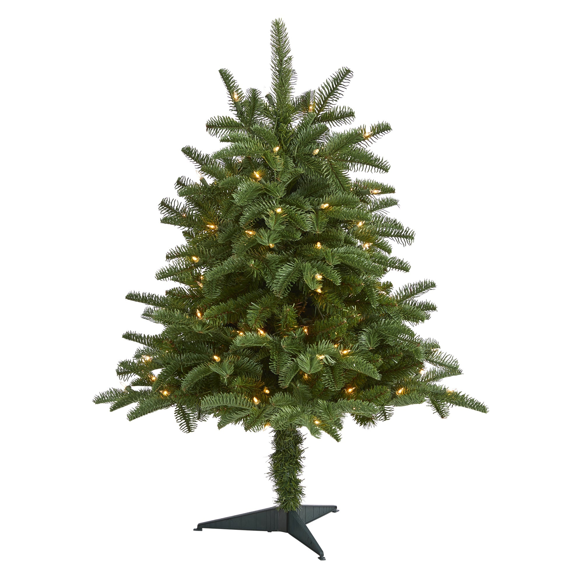3' South Carolina Spruce Artificial Christmas Tree w/ 100 White Warm Light