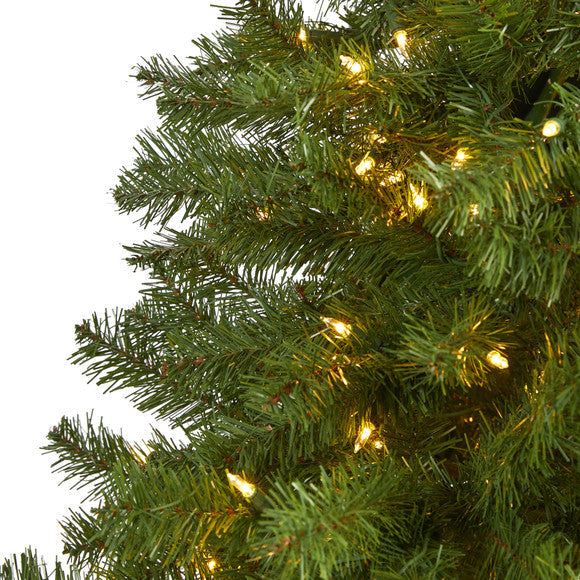 7' Springfield Artificial Christmas Tree w 400 Warm Clear Lights