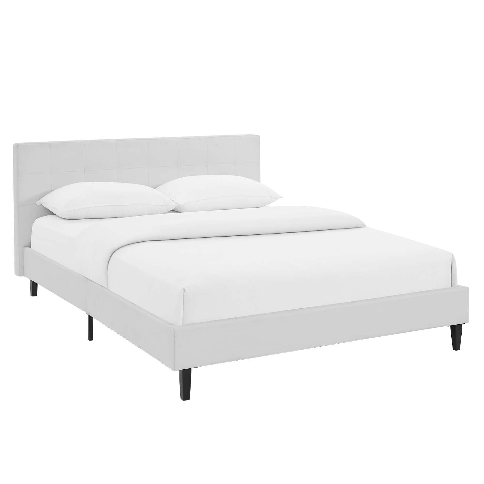 Linnea Faux Leather Queen Bed by Modway