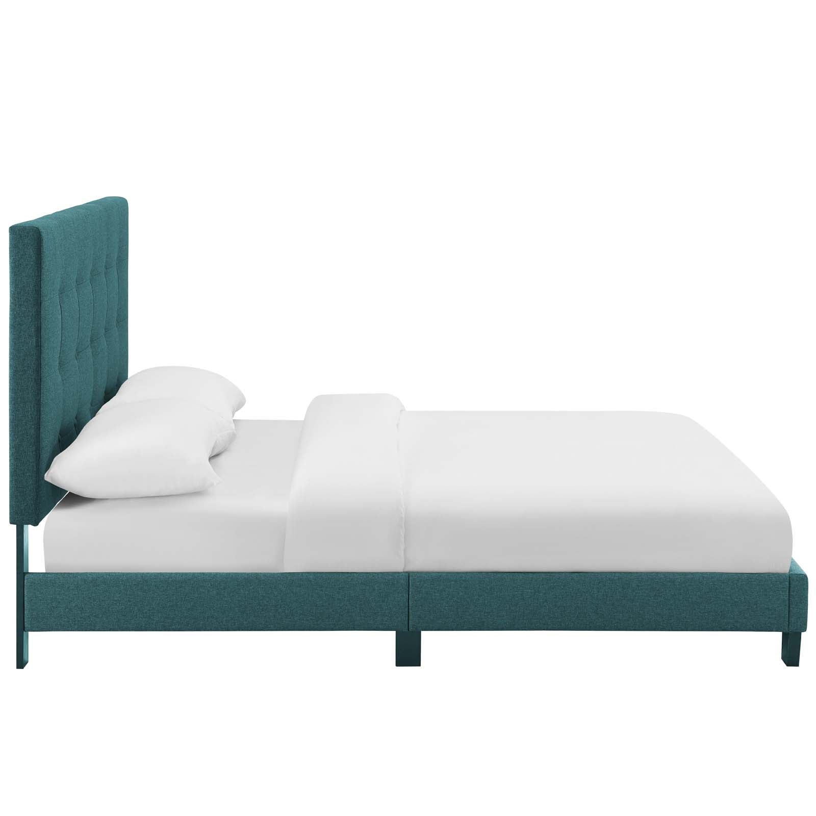 Melanie Tufted Button Upholstered Fabric Queen Platform Bed by Modway