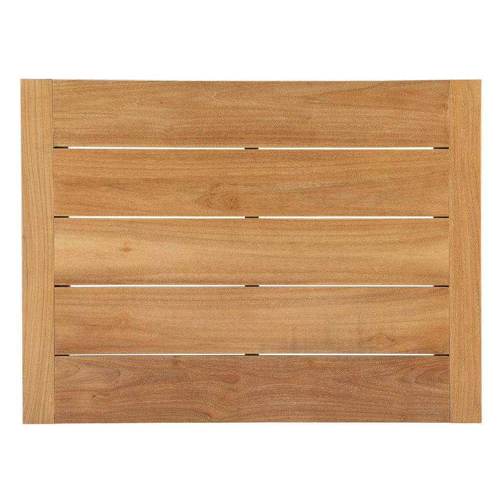 Upland Outdoor Patio Wood Coffee Table by Modway