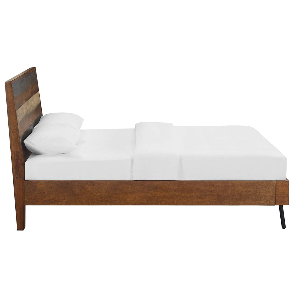 Arwen Queen Rustic Wood Bed by Modway