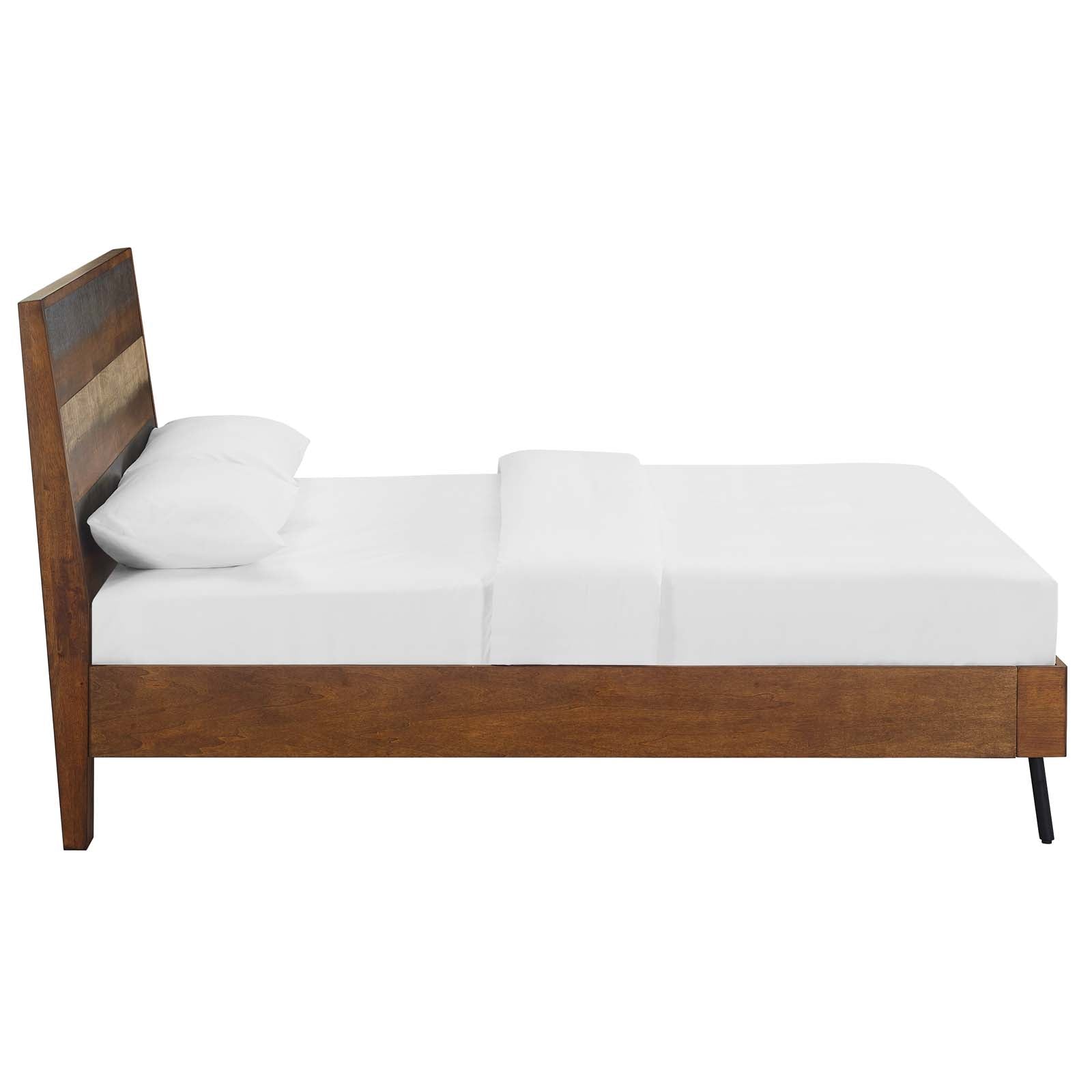 Arwen Queen Rustic Wood Bed by Modway