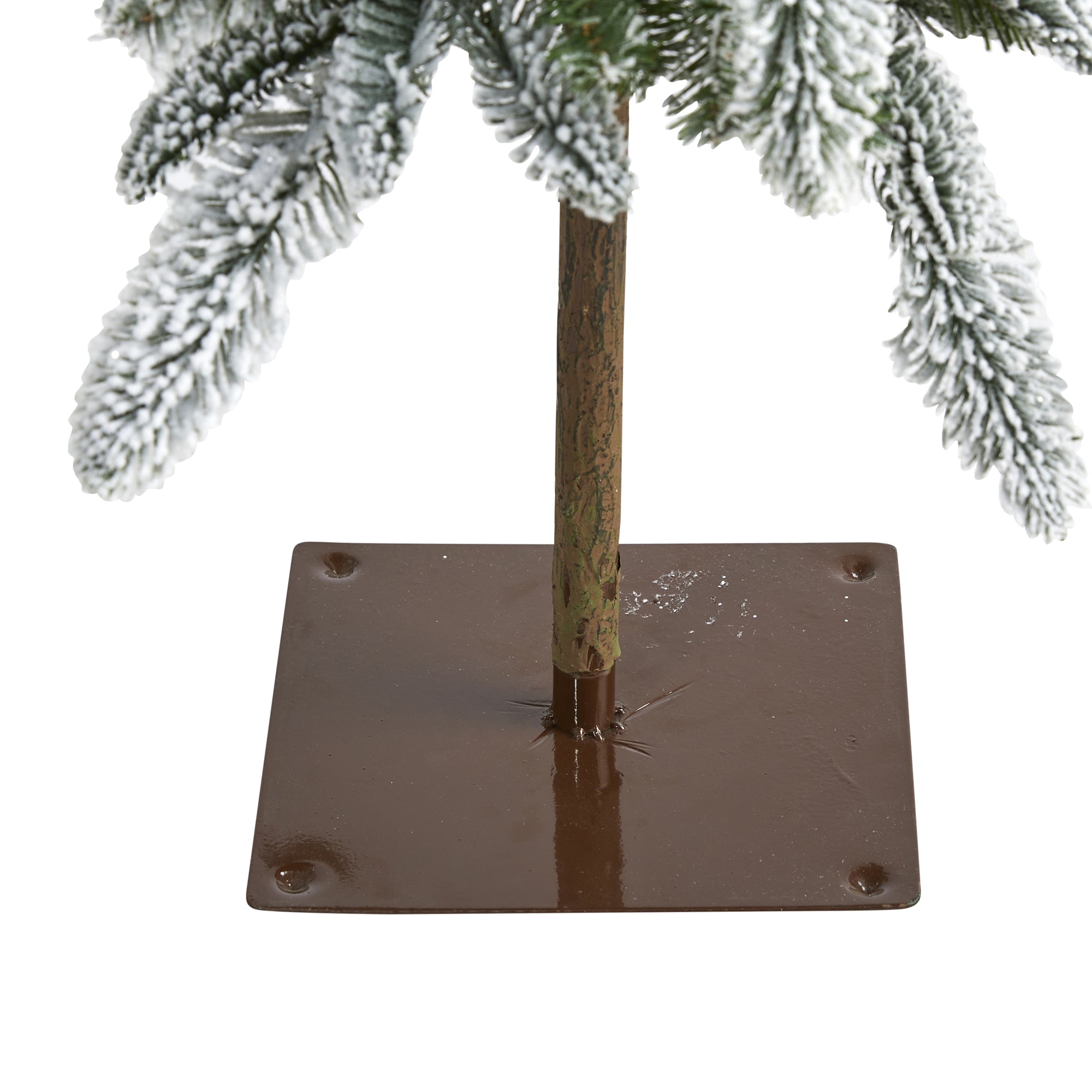 4.5' Flocked Washington Alpine Christmas Artificial Tree