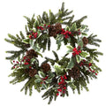 22"  Holly Berry Wreath