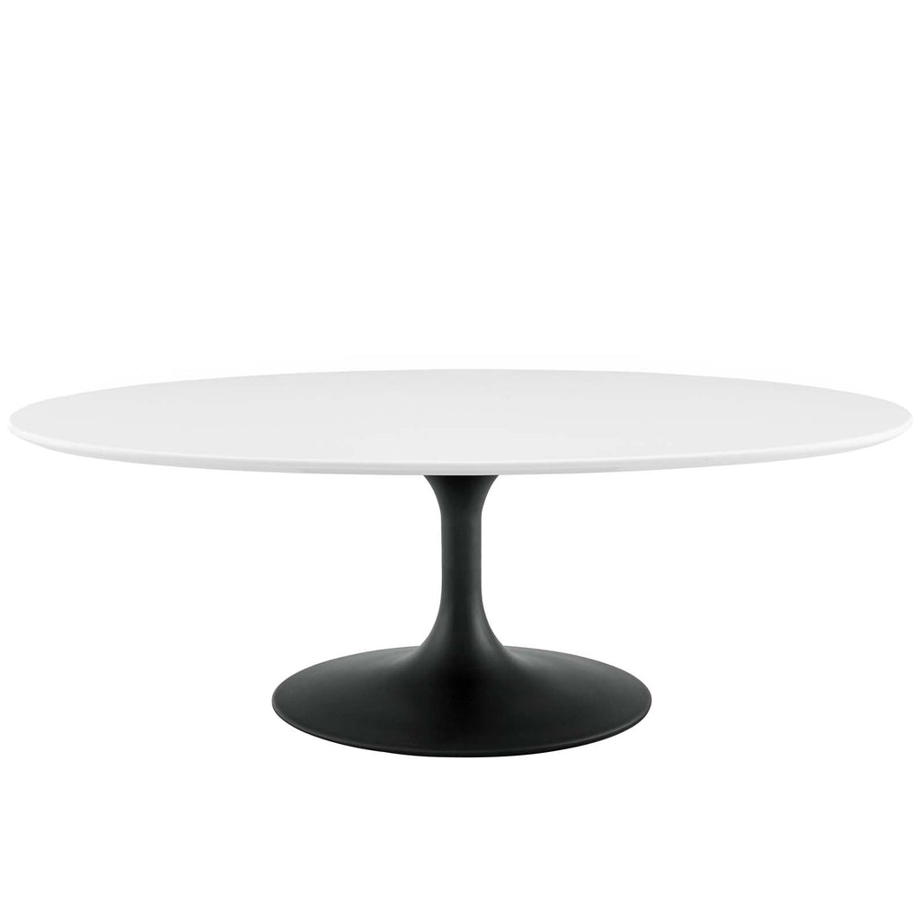 Lippa 48" Oval Wood Coffee Table by Modway