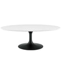 Lippa 48" Oval Wood Coffee Table by Modway