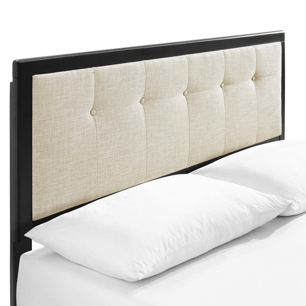 Willow Wood King Platform Bed With Splayed Legs by Modway
