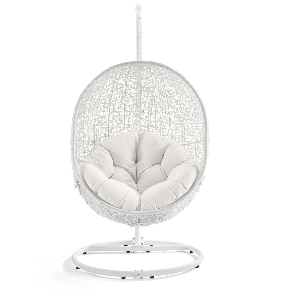 Hide Outdoor Patio Sunbrella¨ Swing Chair With Stand by Modway