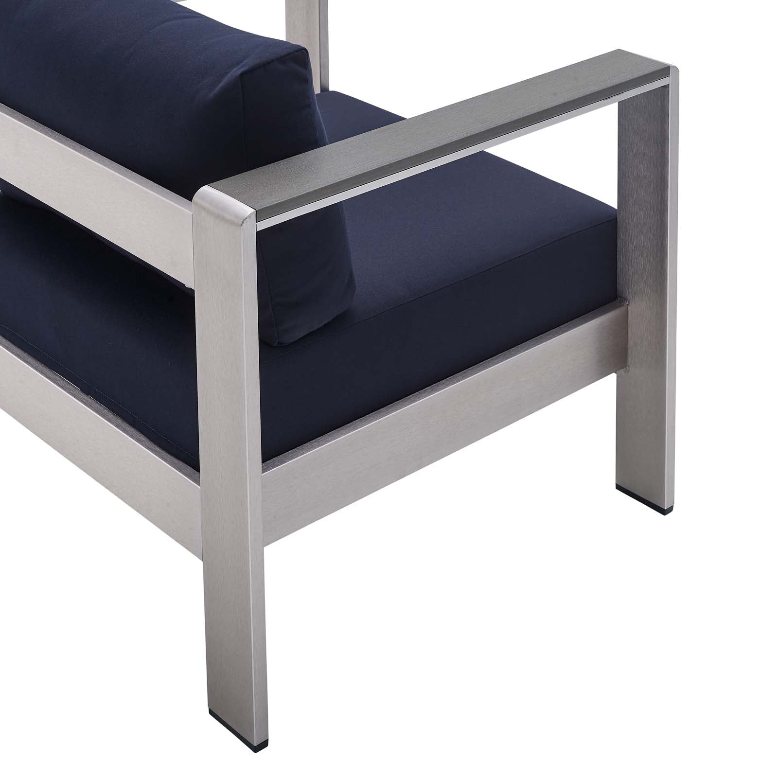 Shore Sunbrella¨ Fabric Aluminum Outdoor Patio Armchair by Modway