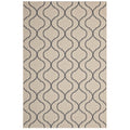 Linza Wave Abstract Trellis Indoor and Outdoor 5x8 Area Rug by Modway