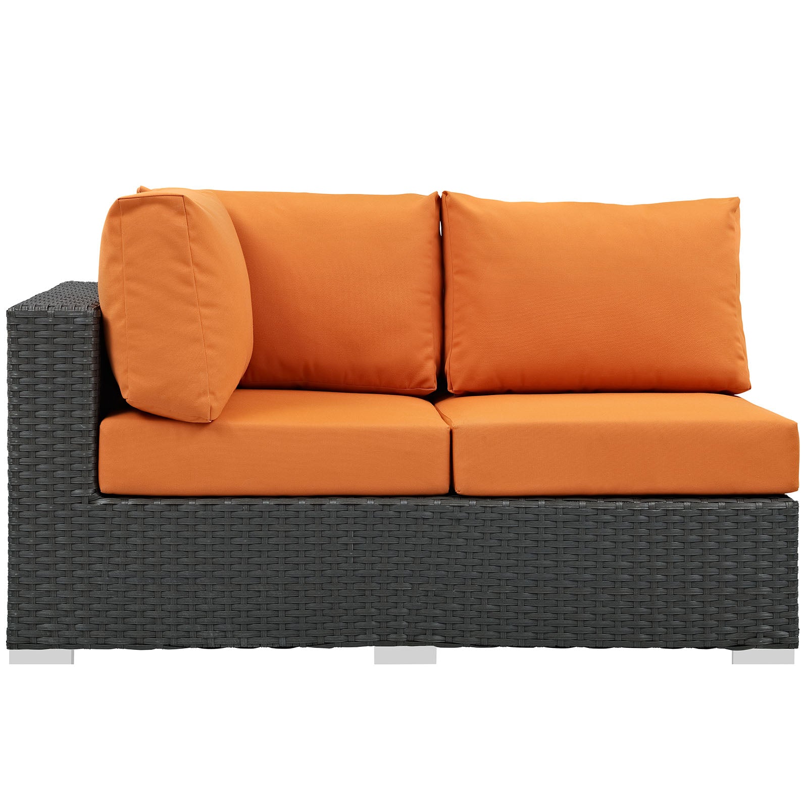 Sojourn Outdoor Patio Sunbrella¨ Left Arm Loveseat by Modway