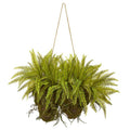 24"  Forest Fern Artificial Hanging Plant