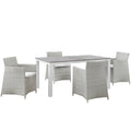 Junction 5 Piece Outdoor Patio Dining Set by Modway