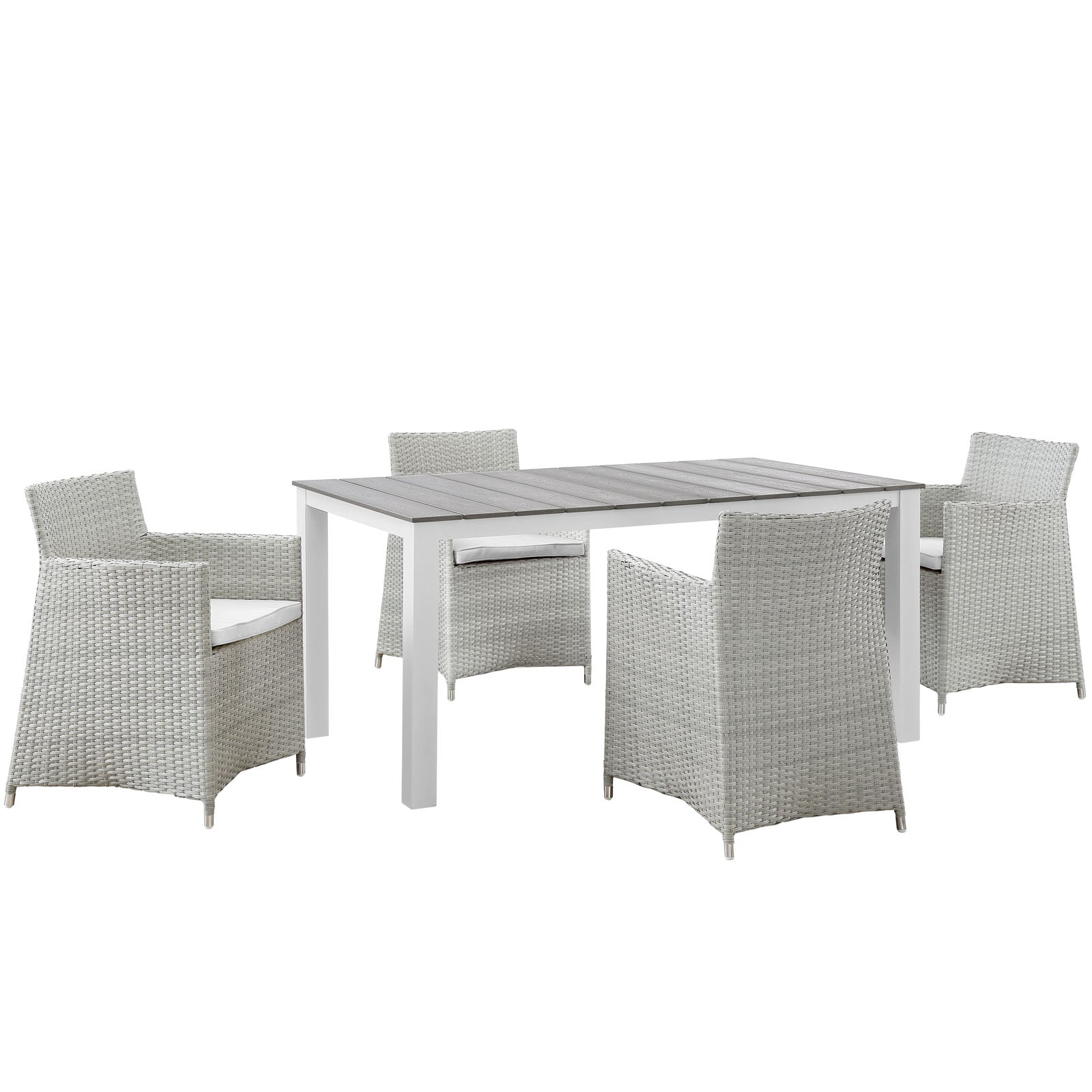 Junction 5 Piece Outdoor Patio Dining Set by Modway