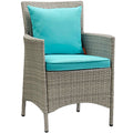 Conduit Outdoor Patio Wicker Rattan Dining Armchair by Modway