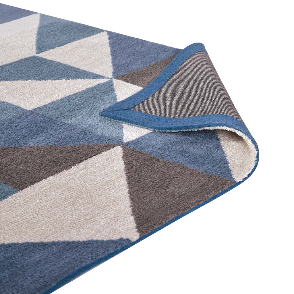 Kahula Geometric Triangle Mosaic 8x10 Area Rug by Modway