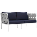 Harmony Outdoor Patio Aluminum Loveseat by Modway